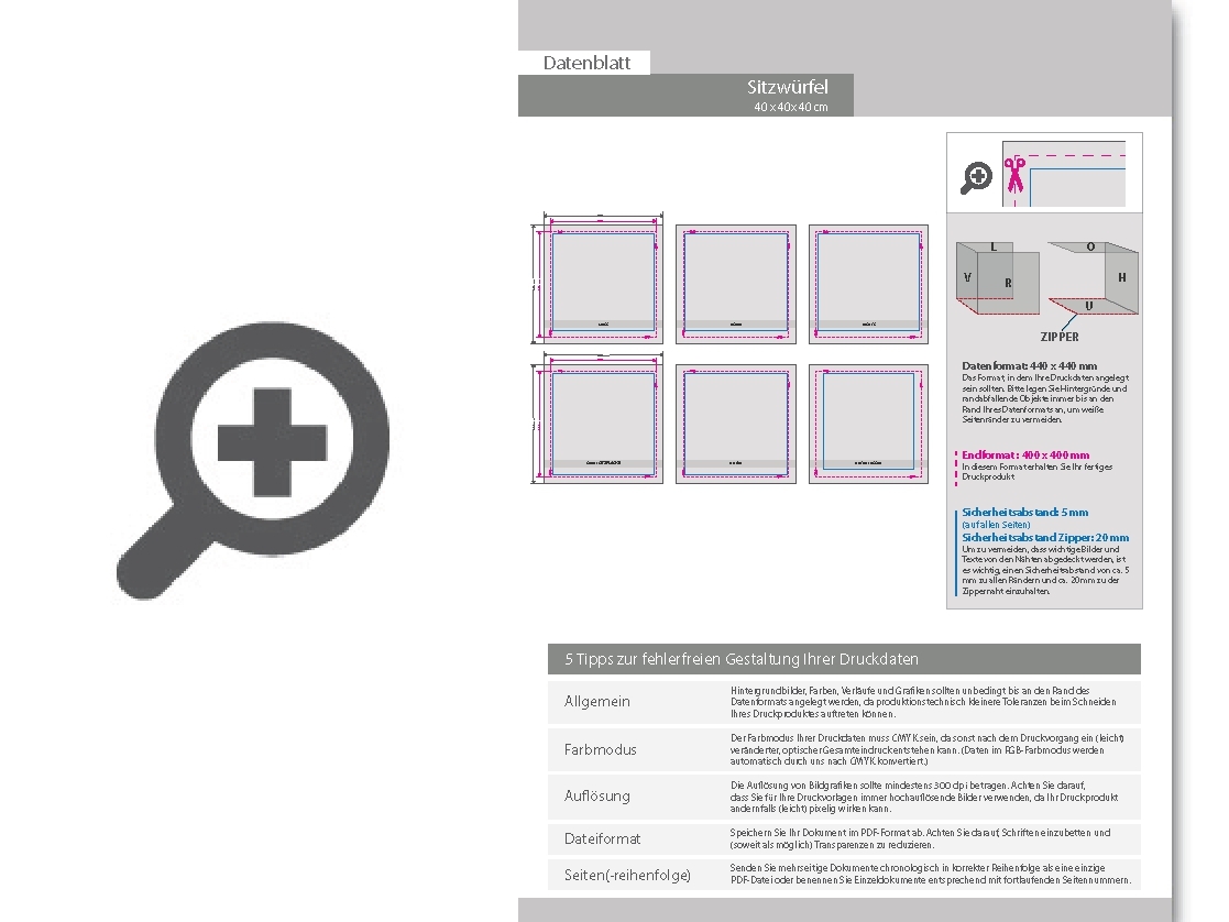 Product Bild wechselbezug_f__r_indoor_sitzw__rfel_cube_40__komplett_vollfl__chig_4-farbig_bedruckt